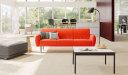 'Fleur' Three Seater Sofa With Rounded Armrests