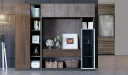 'Inspira' 8 Feet Width Wall Cabinet In Walnut