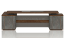 'Inspira Gold' 8 Feet Office Table With Side Cabinet