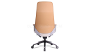 'Atlas' Luxury Office Chair In Coffee Brown Nappa Leather