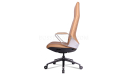 'Atlas' Luxury Office Chair In Coffee Brown Nappa Leather