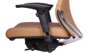 'Vertu' Executive Chair In Coffee Brown Nappa Leather