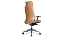 'Vertu' Executive Chair In Coffee Brown Nappa Leather