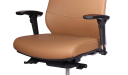 'Vertu' Executive Chair In Coffee Brown Nappa Leather