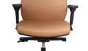 'Vertu' Executive Chair In Coffee Brown Nappa Leather