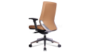 'Vertu' Executive Chair In Coffee Brown Nappa Leather