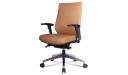 'Vertu' Executive Chair In Coffee Brown Nappa Leather