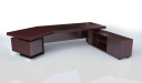 'Metro' 9 Feet Curved Top Office Table