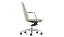 'Aulenti' Mid Back Conference Room Chair With Steel Arms