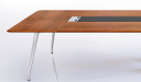 'Varna' 13 Ft Meeting Table in Open Pore Walnut Veneer