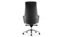 'Calm' Office Chair In Gray Nappa Leather