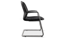 'Calm' Fixed Base Visitor's Chair In Artificial Leather