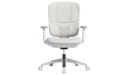 'H2' Medium Back Chair In Warm White Frame