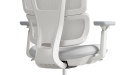 'H2' Medium Back Chair In Warm White Frame