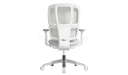 'H2' Medium Back Chair In Warm White Frame