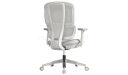 'H2' Medium Back Chair In Warm White Frame