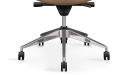 'Calm' High Back Office Chair In Latte Brown Artificial Leather