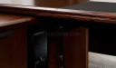 'Imperial' 11 Feet Executive Desk In Sapele Veneer