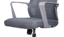 'Spirit' Office Chair With Headrest In Light Gray Frame