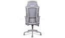 'Spirit' Office Chair With Headrest In Light Gray Frame