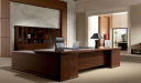 elegant office cabin with a classical office desk