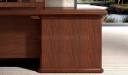'Royale' 9 Feet Classical Office Table In Sapele Veneer