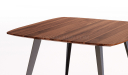 'Mary' 3 Feet Square Meeting Table In Walnut Laminate