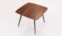 'Mary' 3 Feet Square Meeting Table In Walnut Laminate