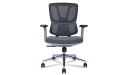 'Clove' Medium Back Office Chair In Light Gray Frame