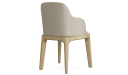 'Balence' Cafeteria Chair With Arms In PU Leather