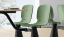 'Balence' Green Cafeteria Chair & Table Set