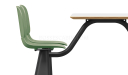 'Balence' Green Cafeteria Chair & Table Set