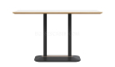 'Balence' Cafeteria Table In Warm White & Black Base