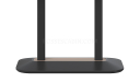 'Balence' Cafeteria Table In Warm White & Black Base
