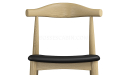 'Balence' Solid Wood Cafeteria Chair In White Ash