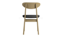 'Balence-Q' Solid Wood Cafeteria Chair In White Ash