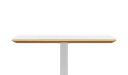 'Balence' Square Cafeteria Table With White Base