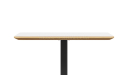 'Balence' Square Cafeteria Table With Black Base