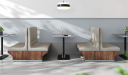 'Balence' Booth Seating for Cafeterias & Restaurants