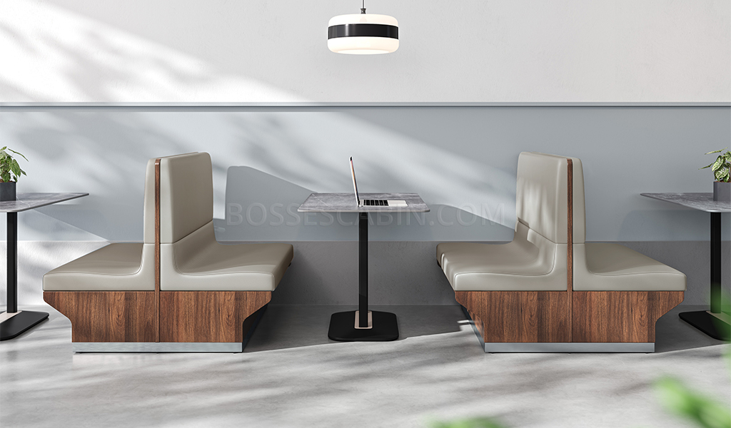Sofa seating in restaurant outlet