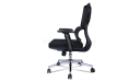 'Clove' Medium Back Office Chair In Black Frame