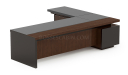 'Larry' Office Desk With Height Adjustable Side Desk
