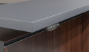 'Larry' 8 Ft Office Desk With Height Adjustable Side Desk