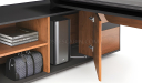 'Aulenti Neo' 9 Ft Director's Table In Open Pore Walnut Veneer