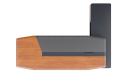 'Aulenti Neo' 9 Ft Director's Table In Open Pore Walnut Veneer