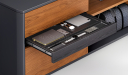 'Aulenti Neo' 9 Ft Director's Table In Open Pore Walnut Veneer
