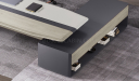 'Aulenti Neo' 9 Ft Director's Table In Open Pore White Oak