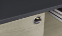 'Aulenti Neo' 9 Ft Director's Table In Open Pore White Oak