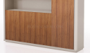'Swan' 6.5 Feet Width Office Cabinet & Book Case