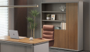 'Swan' 6.5 Feet Width Office Cabinet & Book Case